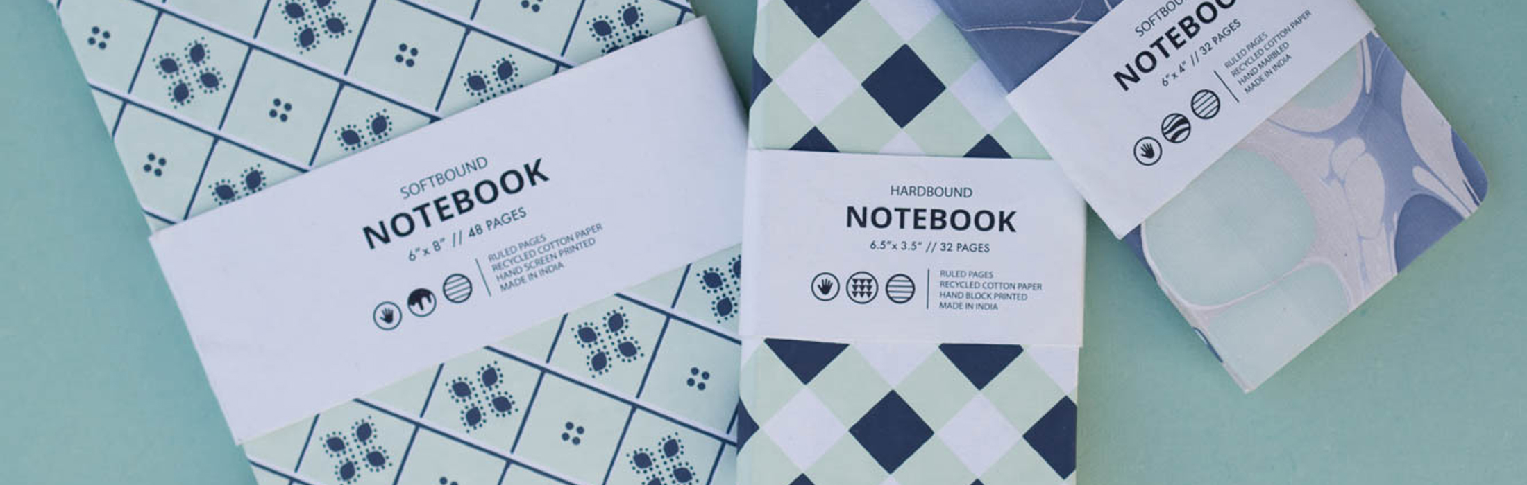 Hard bound notebooks Hard bound notebooks