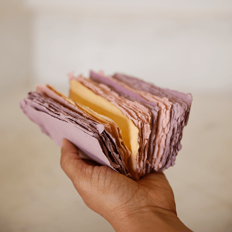 INDIAN MADDER DYED PAPERS