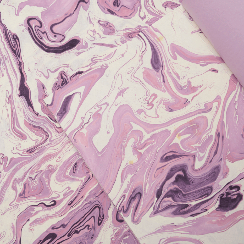 HAND MARBLED WRAPPING PAPER