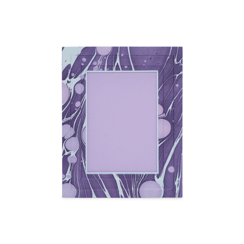 PICTURE FRAME, LILAC PEBBLES