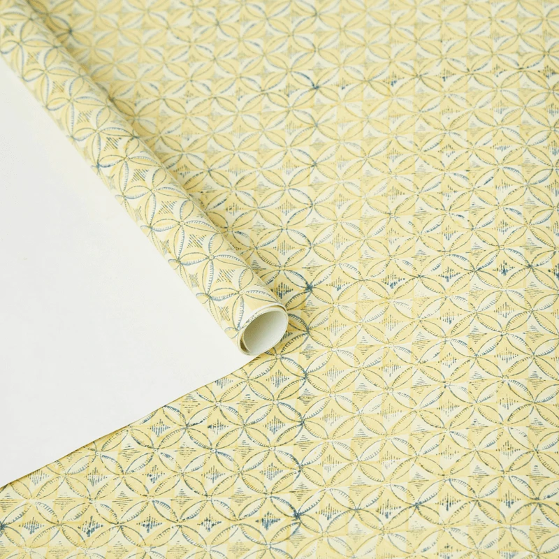 Vintage Yellow Wrapping Paper