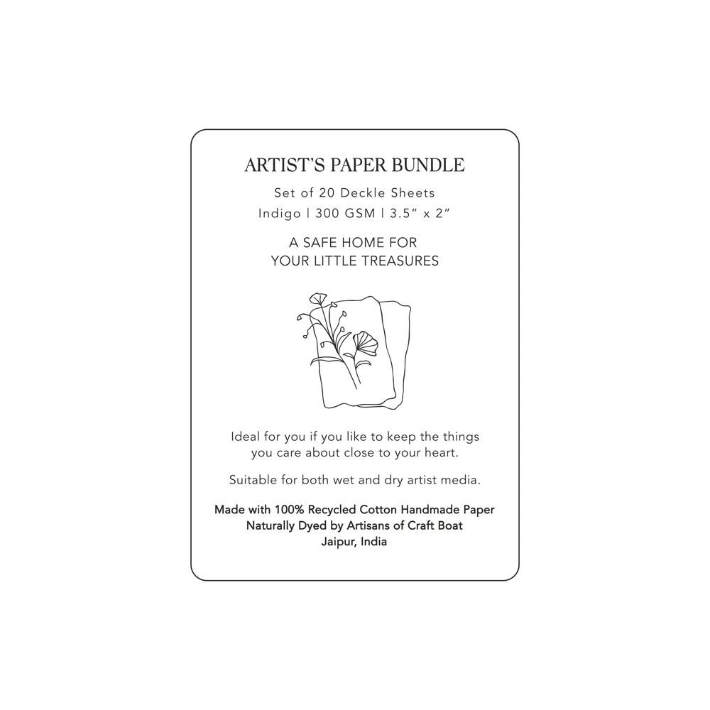 ARTIST'S  INDIGO PAPER BUNDLE