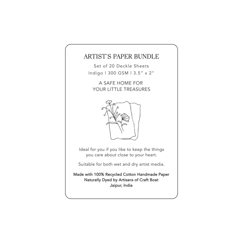ARTIST'S  INDIGO PAPER BUNDLE