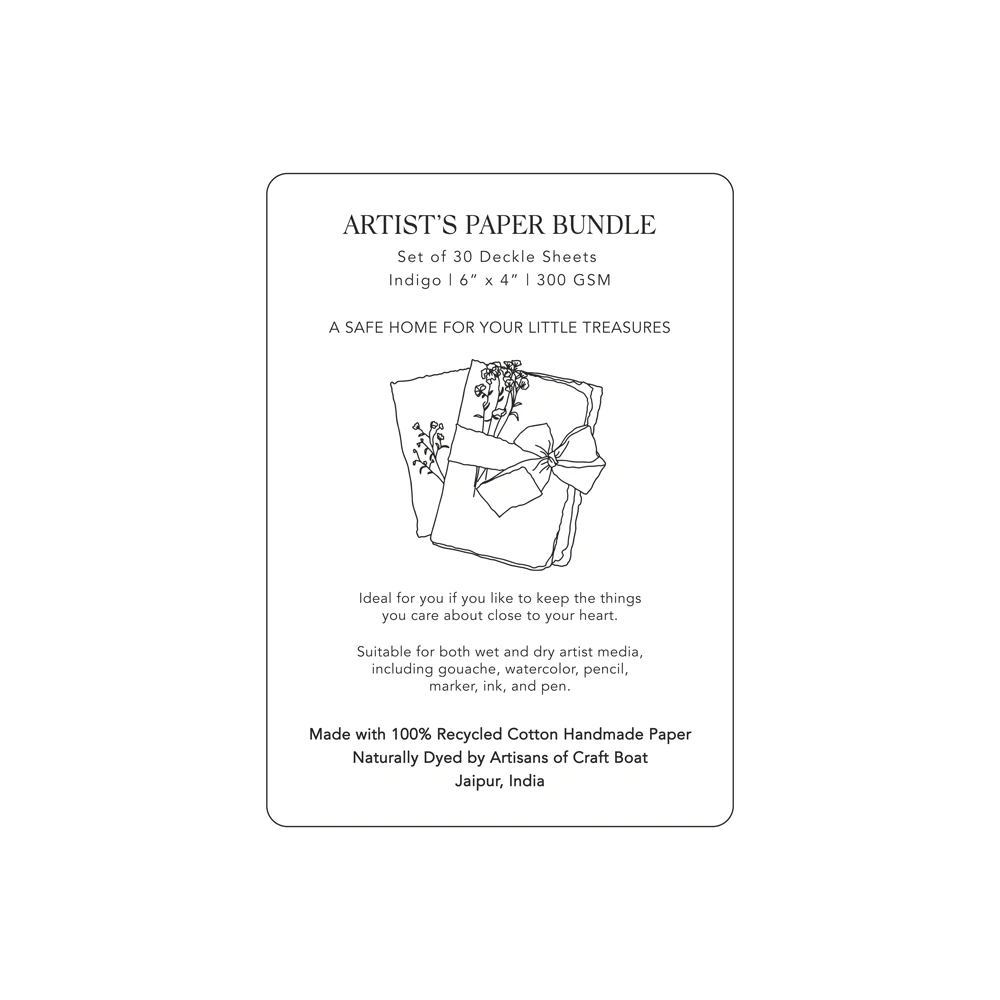 ARTIST'S  INDIGO PAPER BUNDLE