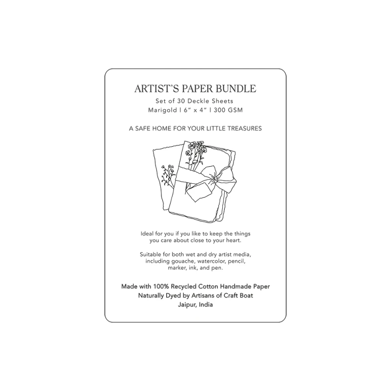 ARTIST'S MARIGOLD PAPER BUNDLE