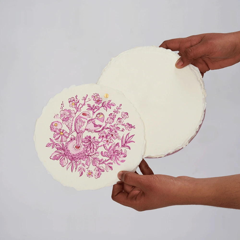 BLOCK PRINTED ARTIST'S JOURNAL